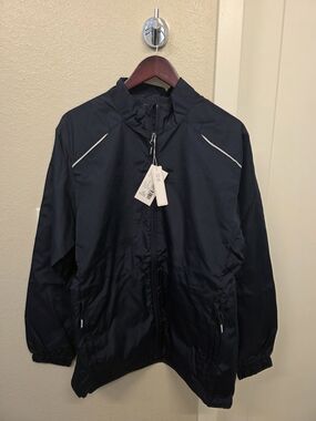 Men's Navy Lightweight Windbreaker Jacket